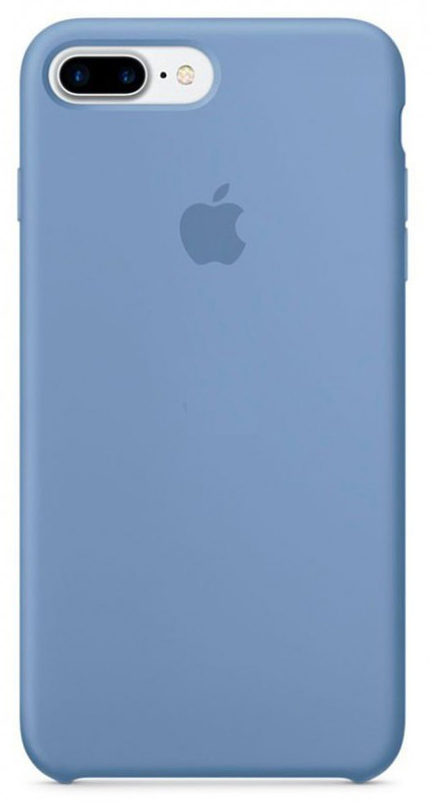Чехол Silicone Case качество Lux для iPhone 7 Plus/8 Plus голубой